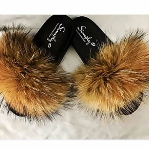 Real Furr Slippers - Picture 2 of 2